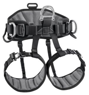 PETZL AVAO® SIT FAST Zitharnas - Maat 0 - Zwart/Geel