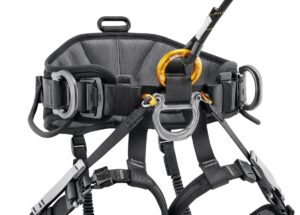 PETZL AVAO® SIT FAST Zitharnas - Maat 0 - Zwart/Geel - Afbeelding 3