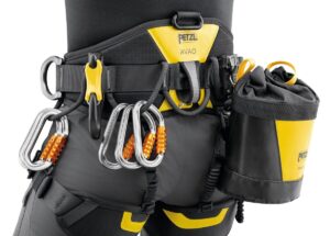 PETZL AVAO® SIT FAST Zitharnas - Maat 0 - Zwart/Geel - Afbeelding 4