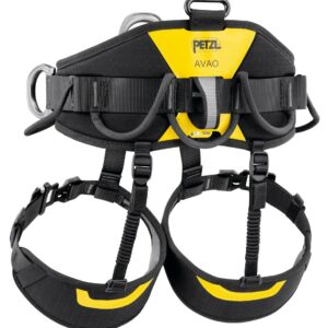PETZL AVAO® SIT FAST Zitharnas - Maat 1 - Zwart/Geel - Afbeelding 6