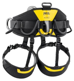 PETZL AVAO® SIT FAST Zitharnas - Maat 0 - Zwart/Geel - Afbeelding 6