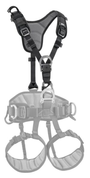 PETZL TOP Borstharnas - Zwart/Geel - Afbeelding 3