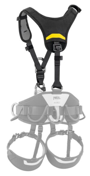 PETZL TOP Borstharnas - Zwart/Geel - Afbeelding 4