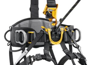 PETZL ASTRO® Rope-access harnas - Maat 2 - Zwart/Geel - EU - Afbeelding 2