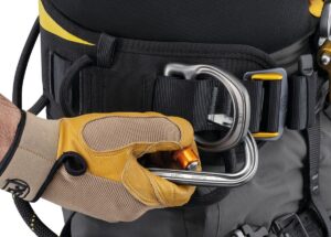 PETZL ASTRO® Rope-access harnas - Maat 2 - Zwart/Geel - EU - Afbeelding 5