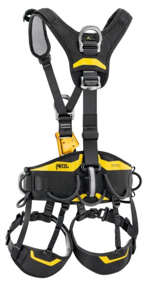 PETZL ASTRO® Rope-access harnas - Maat 2 - Zwart/Geel - EU - Afbeelding 9