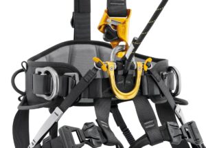 PETZL ASTRO® Rope-access harnas - Maat 2 - Zwart/Geel - International - Afbeelding 2