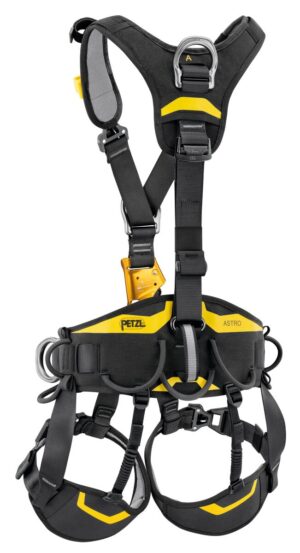 PETZL ASTRO® Rope-access harnas - Maat 2 - Zwart/Geel - International - Afbeelding 8