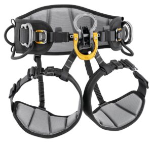 PETZL ASTRO® SIT Zitharnas - Maat 0 - Zwart/Geel