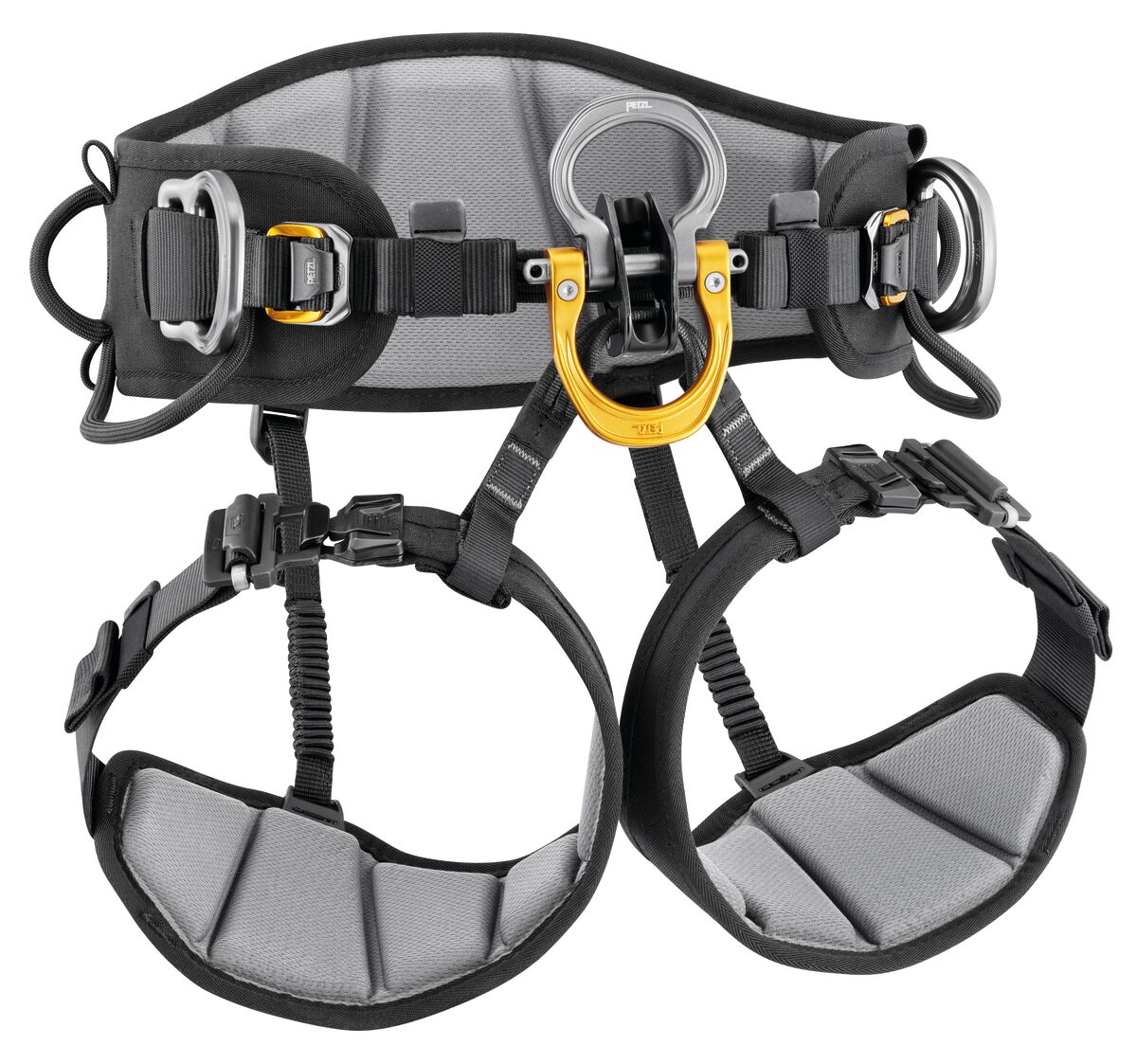 PETZL ASTRO® SIT Zitharnas - Maat 2 - Zwart/Geel
