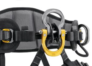 PETZL ASTRO® SIT Zitharnas - Maat 0 - Zwart/Geel - Afbeelding 2