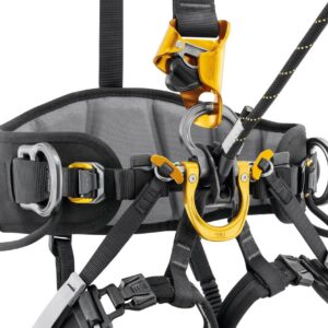 PETZL ASTRO® SIT Zitharnas - Maat 2 - Zwart/Geel - Afbeelding 3
