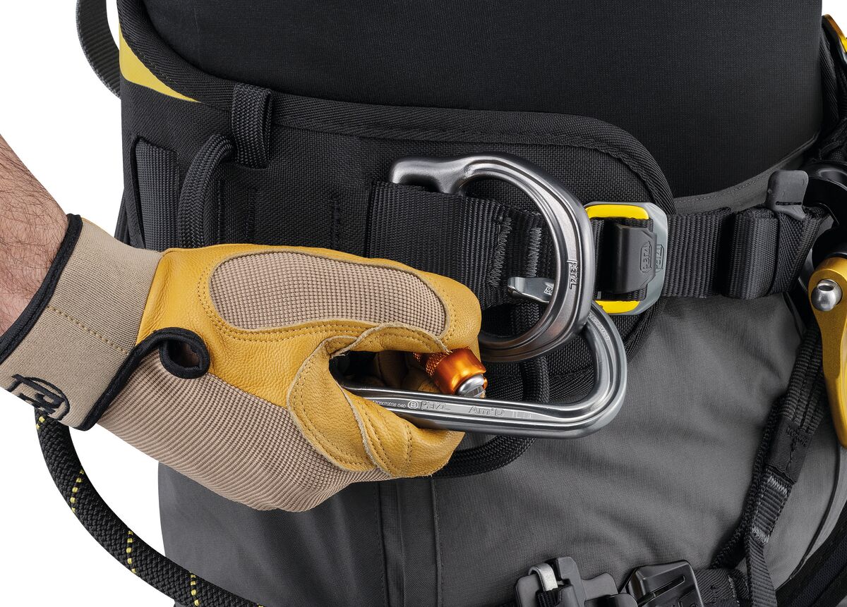 PETZL ASTRO® SIT Zitharnas - Maat 2 - Zwart/Geel - Afbeelding 5