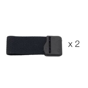 PETZL Elastische bandhouders 45MM - Met tab - 2pack