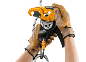 PETZL I’D® S Zelfremmend afdaalapparaat compact - Geel - 10-11.5mm - Afbeelding 2