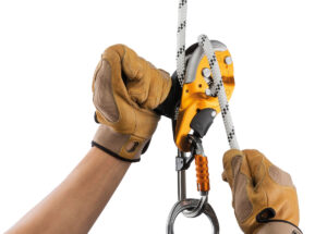 PETZL I’D® S Zelfremmend afdaalapparaat compact - Geel - 10-11.5mm - Afbeelding 3