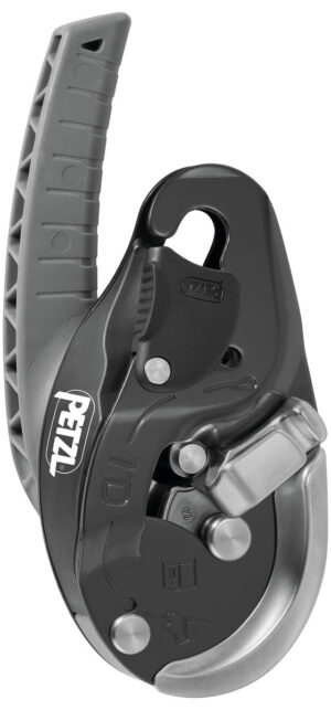PETZL I’D® EVAC Evacuatie afdaalapparaat - Zwart - 10-11.5mm