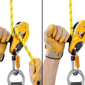 PETZL RIG® Herstelbaar afdaalapparaat - Geel - Afbeelding 3