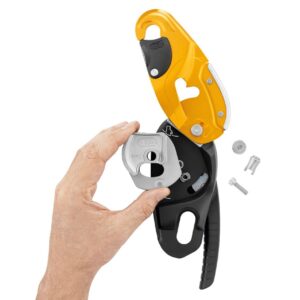 PETZL RIG® Herstelbaar afdaalapparaat - Geel - Afbeelding 5