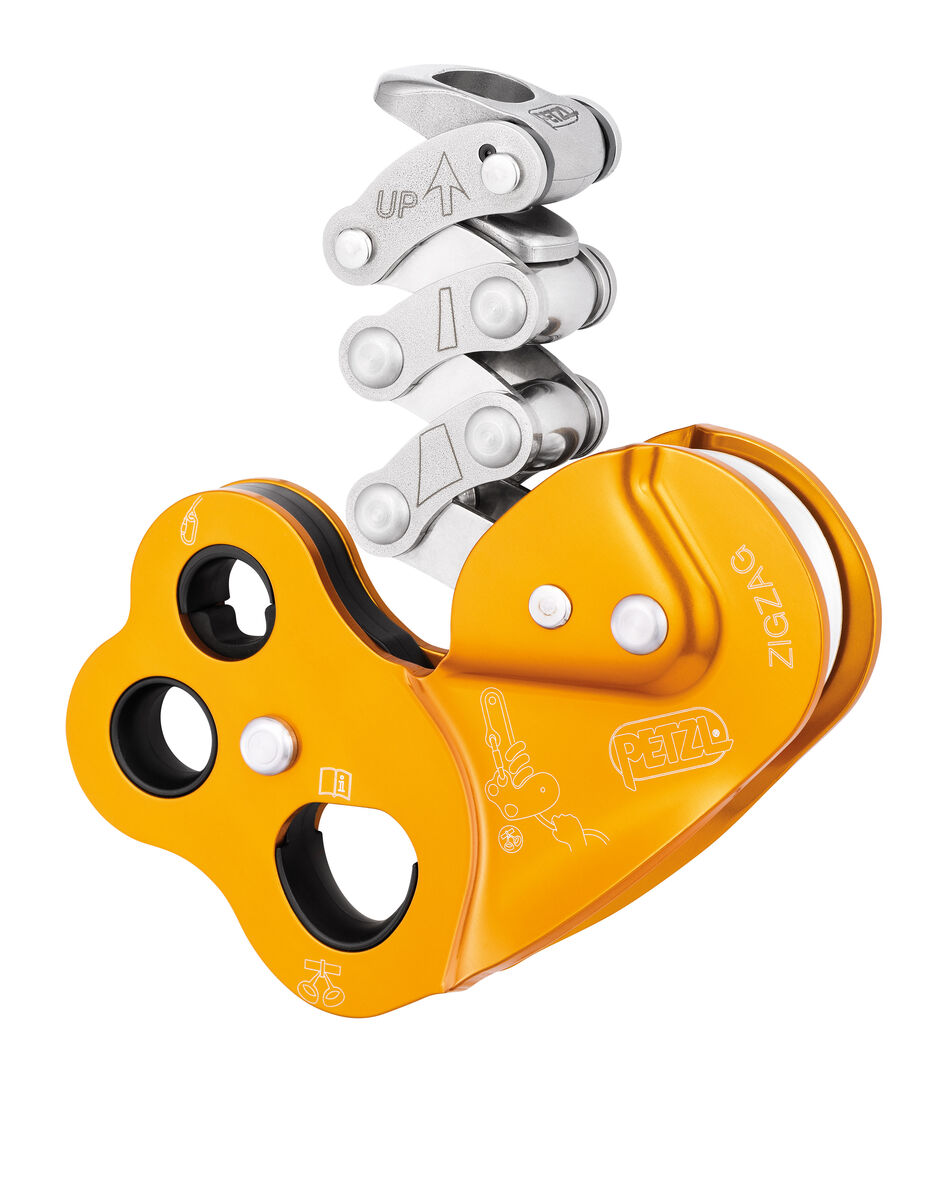 PETZL ZIGZAG® Mechanische prusik - Geel - 11.5-13mm