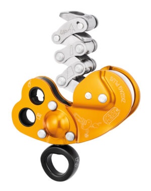 PETZL ZIGZAG® PLUS Mechanische prusik met antitorsieschakel - Geel - 11.5-13MM