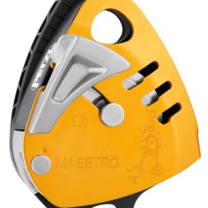 PETZL MAESTRO® S Afdaal- en takelapparaat - rescue - Geel - 10.5-11.5 mm