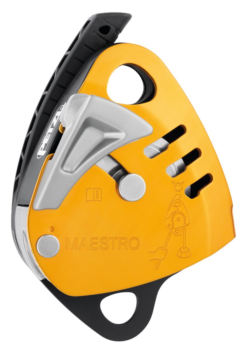 PETZL MAESTRO® S Afdaal- en takelapparaat - rescue - Geel - 10.5-11.5 mm