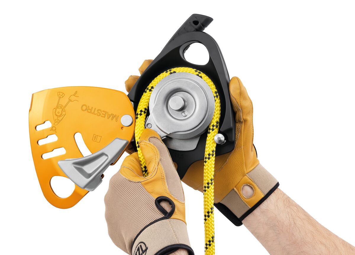 PETZL MAESTRO® S Afdaal- en takelapparaat - rescue - Geel - 10.5-11.5 mm - Afbeelding 2