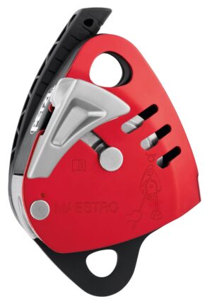 PETZL MAESTRO® L Afdaal- en takelapparaat - rescue - Rood - 12.5-13mm