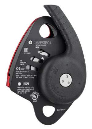 PETZL MAESTRO® L Afdaal- en takelapparaat - rescue - Rood - 12.5-13mm - Afbeelding 6