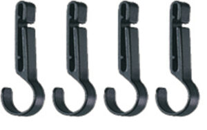 PETZL CROCHLAMP Bevestigingsclips voor helmen met dunne rand - 4pack