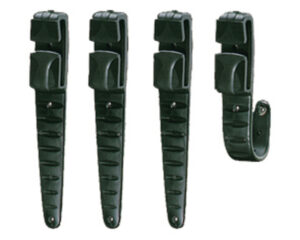 PETZL CROCHLAMP Bevestigingsclips voor helmen met dikke rand - 4pack