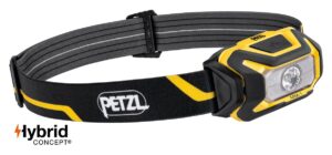 PETZL ARIA® 1 Hoofdlamp - Wit licht - Zwart/Geel - Herlaadbaar - Afbeelding 2