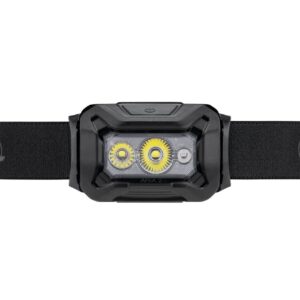 PETZL ARIA® 2 RGB Hoofdlamp - Rood/Groen/Blauw licht - Zwart - Batterijen - Afbeelding 2