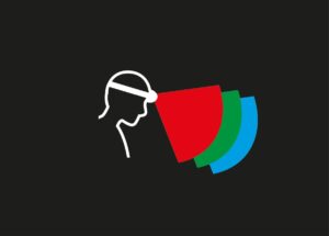 PETZL ARIA® 2R RGB Hoofdlamp - Rood/Groen/Blauw licht - Zwart - Batterijen - Afbeelding 2