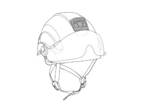PETZL SLOT ADAPT Zelfklevend plaatje voor hoofdlamp op PETZL helm