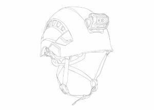 PETZL SLOT ADAPT Zelfklevend plaatje voor hoofdlamp op PETZL helm - Afbeelding 4