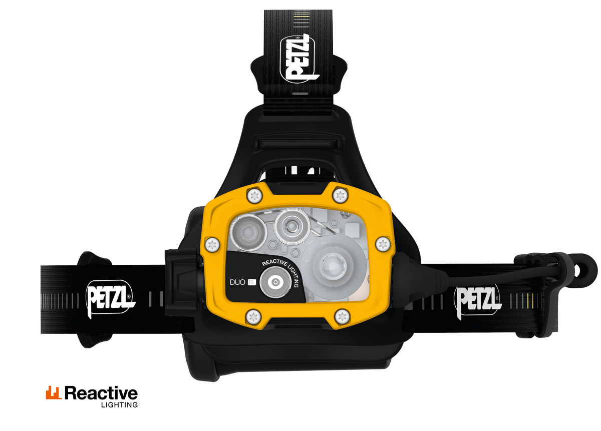 PETZL DUO RL Hoofdlamp DUO RL - Zwart/Geel - Herlaadbaar - Afbeelding 4