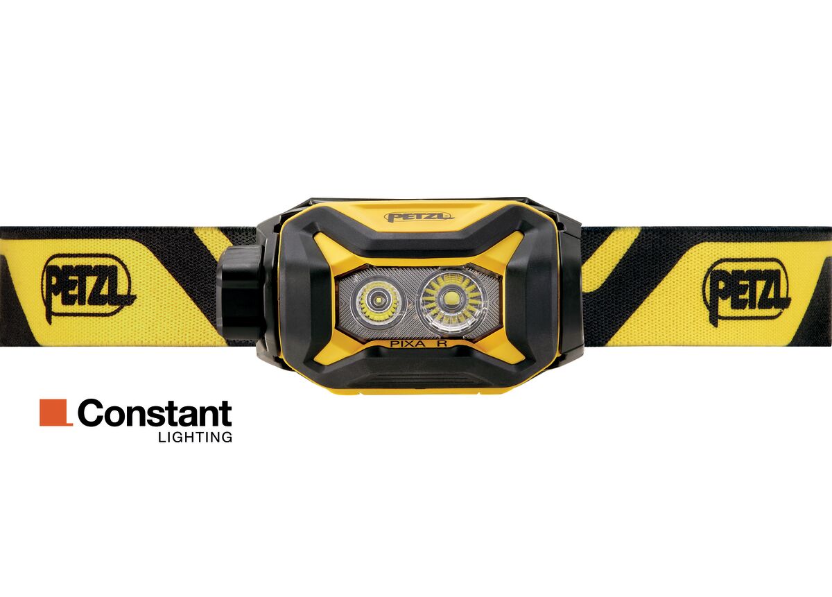 PETZL PIXA® R Hoofdlamp PIXA - Zwart/Geel - Herlaadbaar - Afbeelding 3