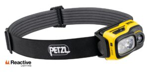 PETZL SWIFT® RL Hoofdlamp SWIFT - Zwart/Geel - Herlaadbaar