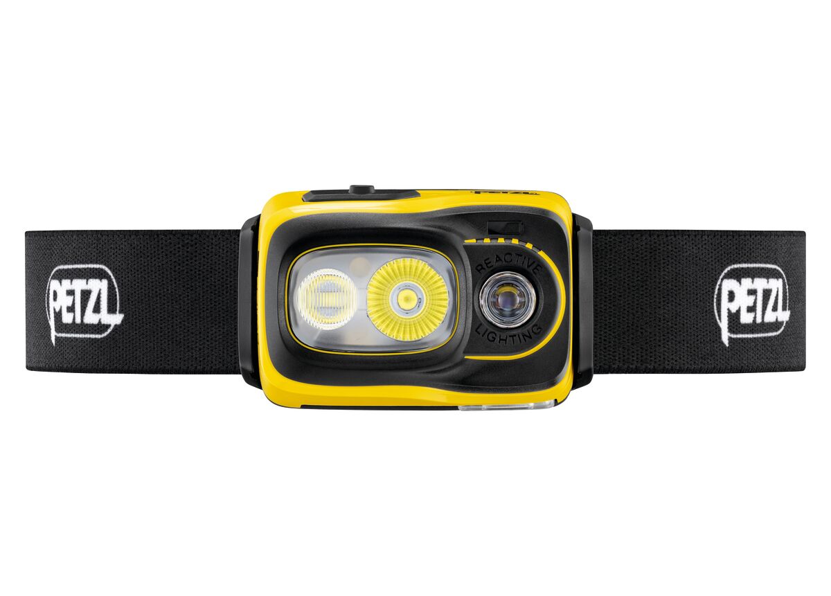 PETZL SWIFT® RL Hoofdlamp SWIFT - Zwart/Geel - Herlaadbaar - Afbeelding 2