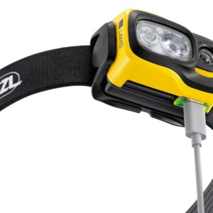 PETZL SWIFT® RL Hoofdlamp SWIFT - Zwart/Geel - Herlaadbaar - Afbeelding 4
