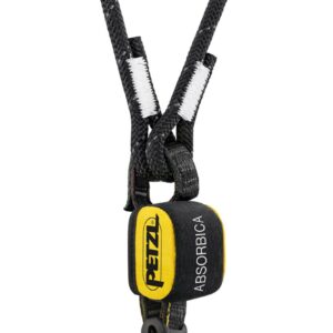 PETZL ABSORBICA®-Y 80 Dubbele vallijn - Met energieabsorber - Touweinde - 80CM - Afbeelding 2