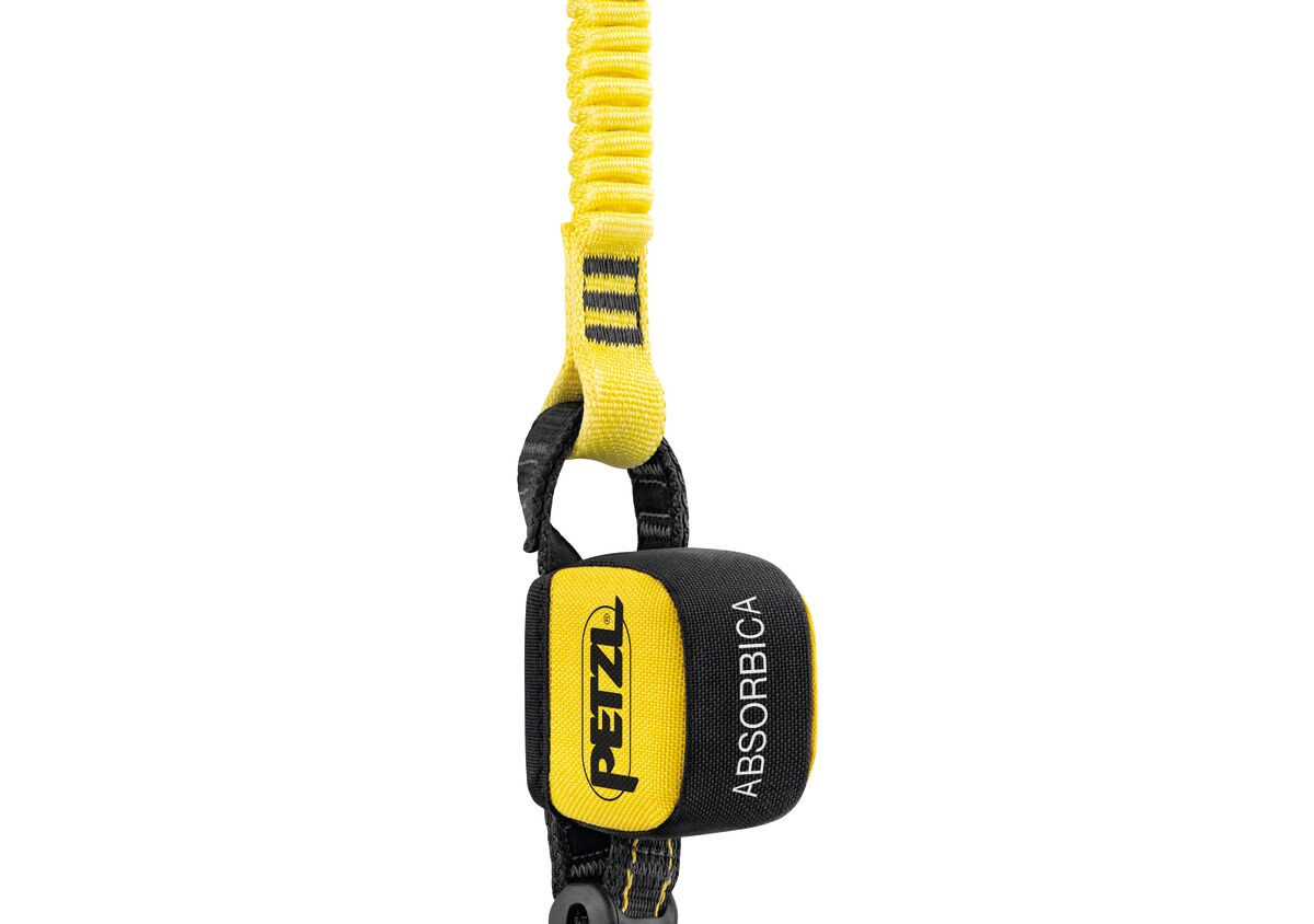 PETZL ABSORBICA®-I 150 Enkele vallijn - Met energieabsorber - Elastisch touweinde - 150CM - Afbeelding 2