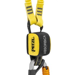 PETZL ABSORBICA®-Y TIE-BACK Dubbele vallijn - Met tussenringen - Met karabiners - TIE-BACK systeem - 150CM - Afbeelding 3