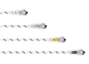 PETZL GRILLON Verstelbare leeflijn voor werkpositionering - 5M - Wit/Geel - Afbeelding 8