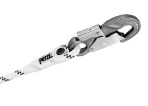PETZL GRILLON HOOK Positioneringslijn - Verstelbaar - Met HOOK karabiner - 4M - Wit/Geel - EU - Afbeelding 2