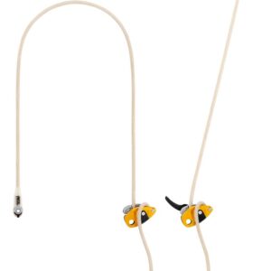 PETZL GRILLON PLUS Positioneringslijn - Slijtvast - Verstelbaar - 2M - Beige/Geel - Afbeelding 3