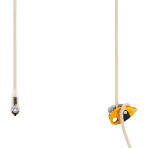 PETZL GRILLON PLUS Positioneringslijn - Slijtvast - Verstelbaar - 2M - Beige/Geel - Afbeelding 5