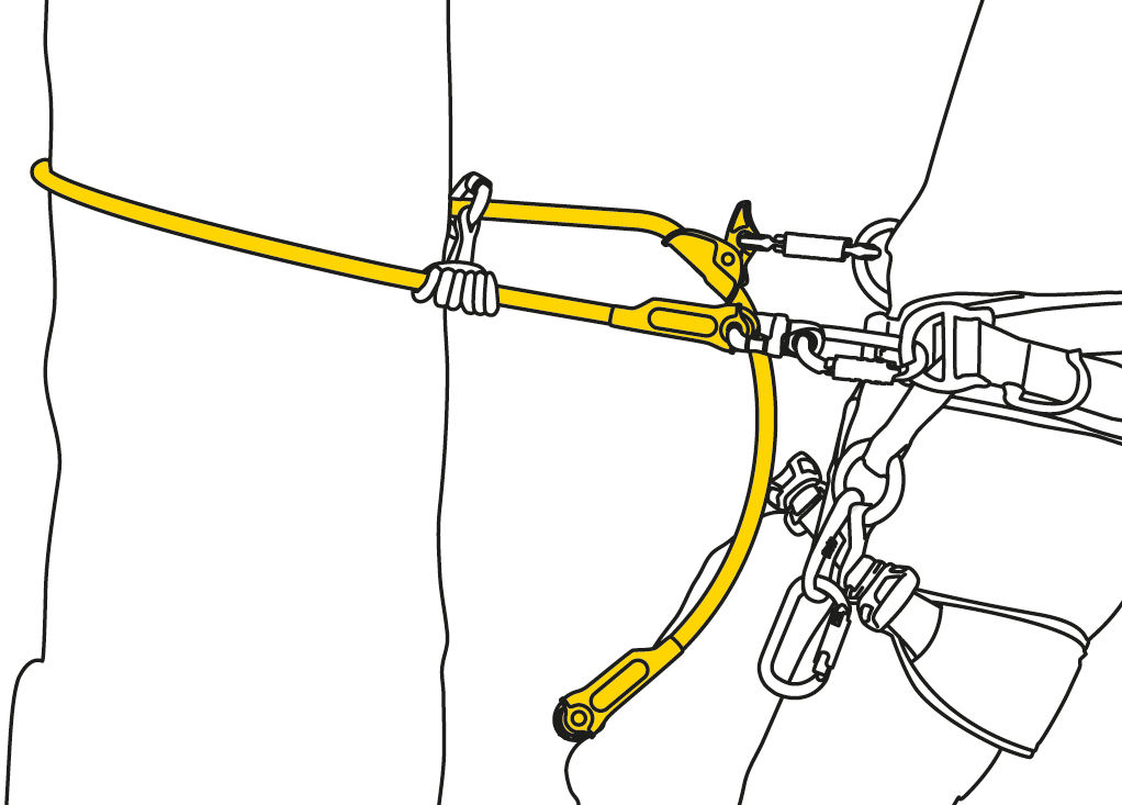 PETZL MICROFLIP Positioneringslijn - 4M - Afbeelding 2